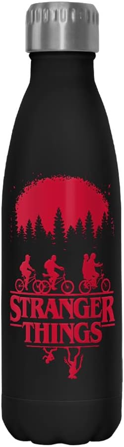 Stranger Things SIMPLE POSTER 17 oz Stainless Steel Bottle, Multicolor