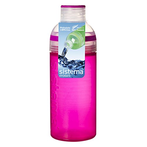 Preisvergleich Produktbild Trinkflasche Trio, ca. 580 ml, pink