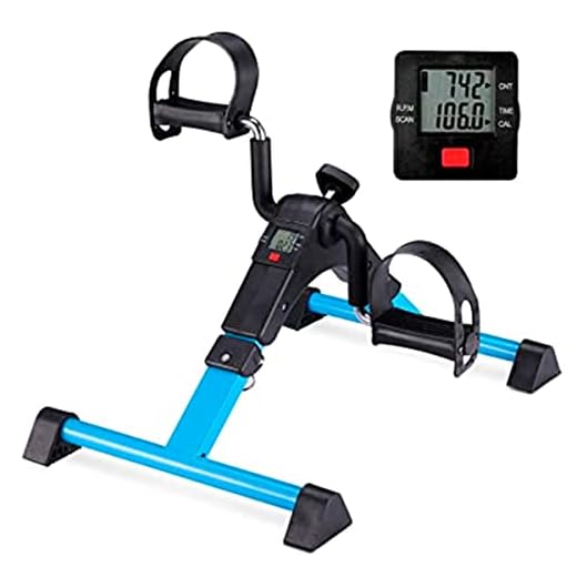 Mini Bicicleta Ergométrica Lorben Cicloergômetro para Pernas e Braços com Monitor Digital GT931BL