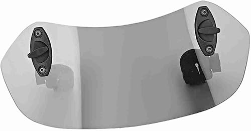 Miniatura 3 de Deflector de viento de extensión de parabrisas de motocicleta, deflector de viento ajustable con clip para parabrisas de motocicleta Tawny
