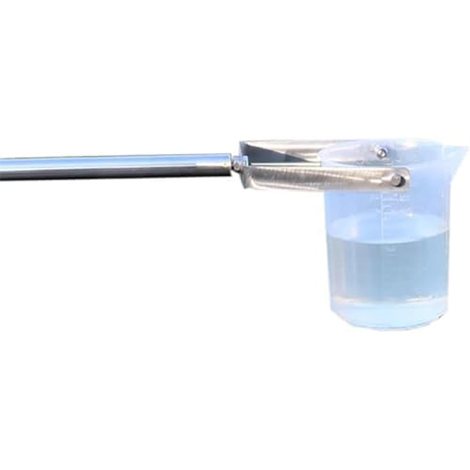 muestreo de agua, Tomamuestras de agua telescópico Varilla acero inoxidable Cucharón plástico(1000ml,3.3-8.2f/1-2.5m)