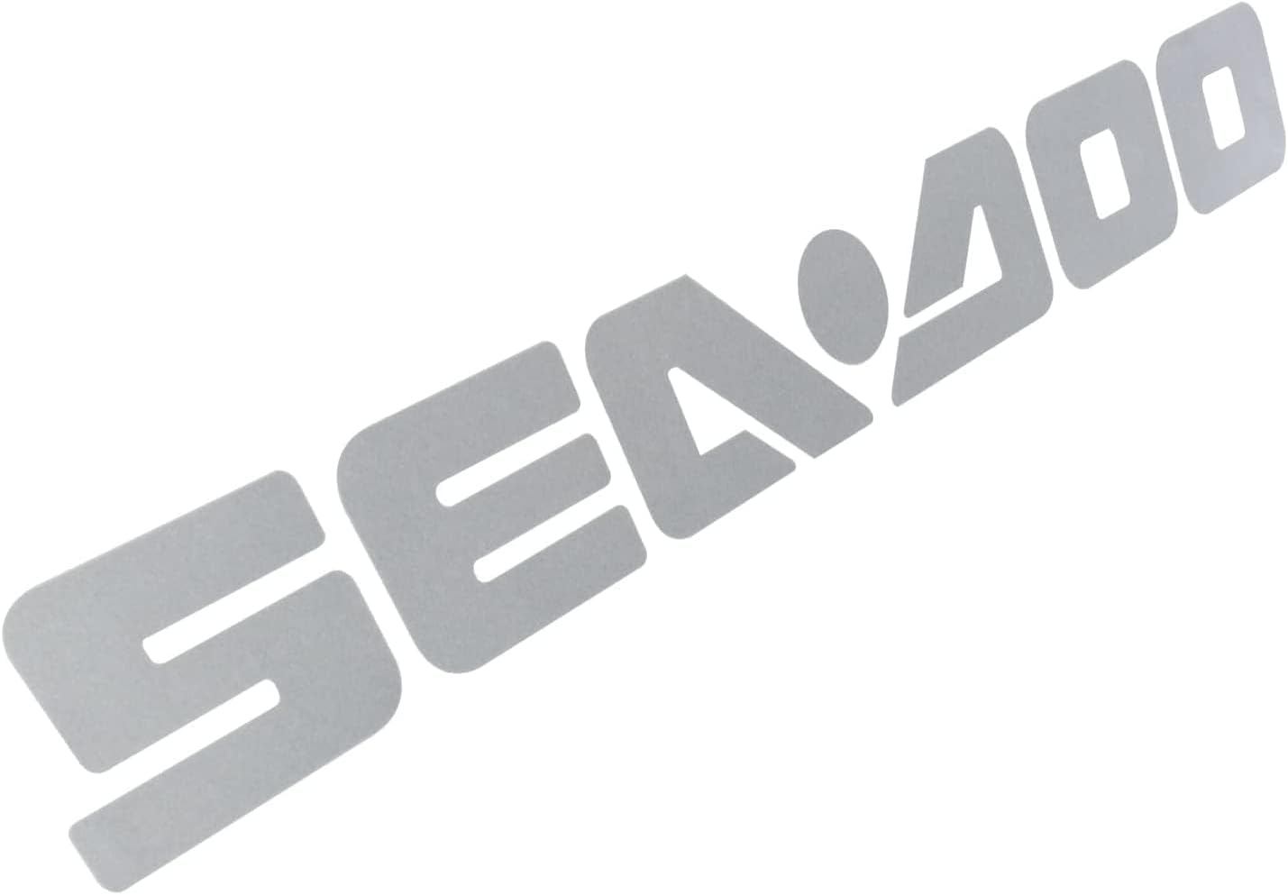 2Pc Sea Doo Seadoo Decals Stickers Fit for Boat Outboard Motor (White)