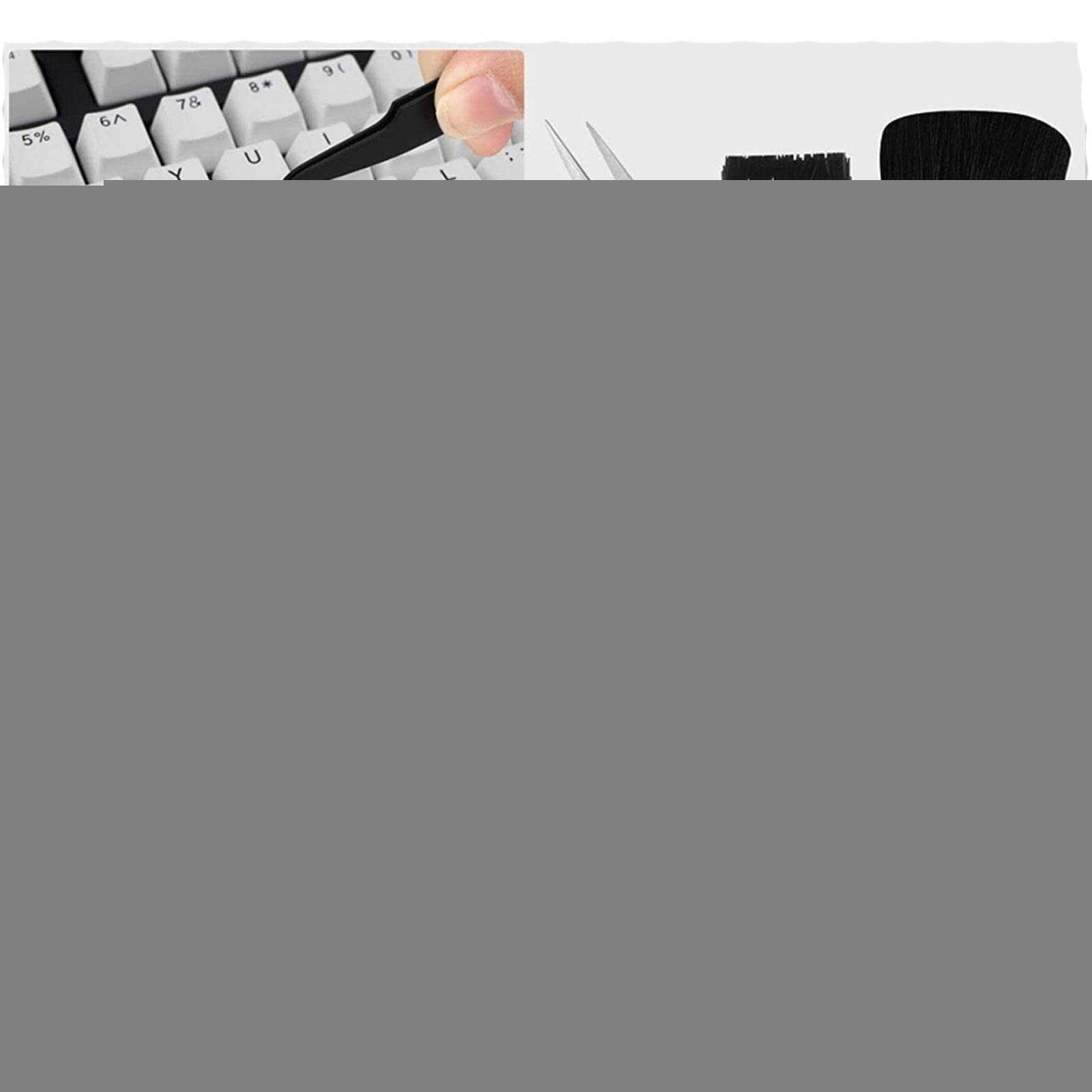 10 Pcs Kit de herramientas de limpieza de computadoras - Limpieza del teclado con paños de limpieza de pantalla,Kit de limpieza para computadora portátil, limpieza de teclado con paños de Generic