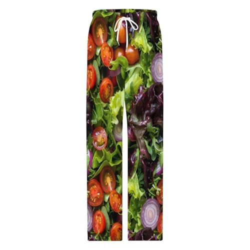 Vegetable Salad Funny Pajama Pant Casual Loose Lounge Pants Pjs Sleepwear for Men4