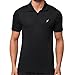 CFLEX Herren Sport Shirt Fitness Polo-Shirt Sportswear Collection - Schwarz XXL