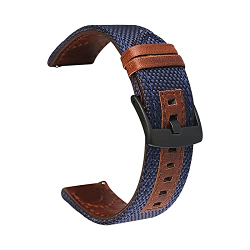 Bracelet de montre homme femme 20mm en cuir véritable universel