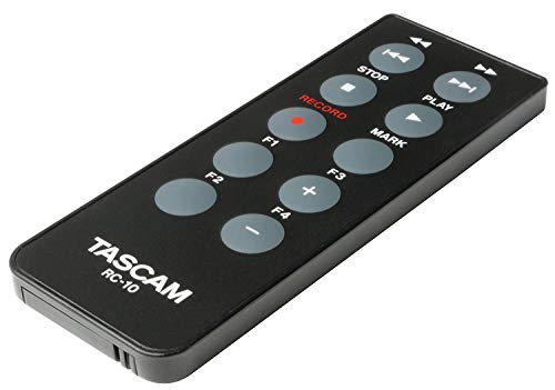 Tascam RC-10 Wired/Wireless Remote Control for DR-40X, DR-60DMKII, DR-70D, DR-100MKIII