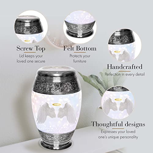 Image of Guardian Angel Cremation Urns for Human Ashes Adult Female Angel Urns