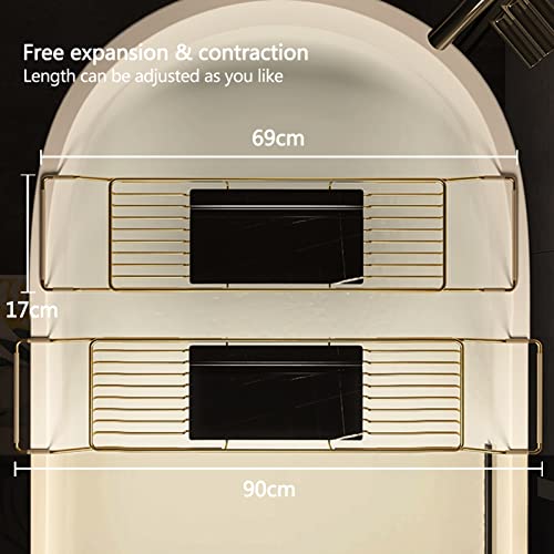 Support de rangement pour baignoire extensible pour vos soirées spa - 5