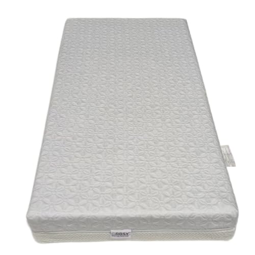 Grbsy Crib Mattress, Dual Sided Comfort Memory Foam Toddler Bed Mattress, Waterproof Breathable Cover, Baby Mattresses for Infant and Toddler