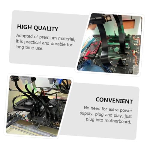 Cable Elevador Pcie para Tarjeta Gráfica SHINEOFI Ideal para Modding de Ordenadores 7