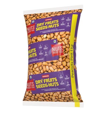 Image of Nuts About You RAW PEANUTS PINK 1 kg (Pack of 2)