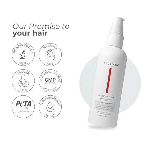Image of Ceuticoz Follidan Stay Dandruff Clear Lotion | For Persistent Dandruff & Scalp Inflammation | Targets dandruff & restores scalp health | Tea Tree Oil & Sage Oil | All Hair Types | 100ml