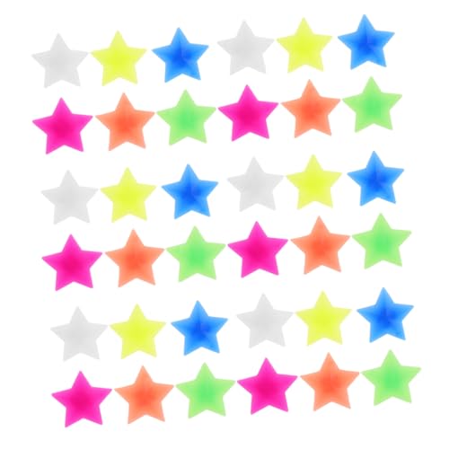 Mikikit 72Pcs Bike Beads Star Shape Bicycle Accessories for Easy Installation Bicycle Decorations Fun Durable Bike Wheel Charms for Boys