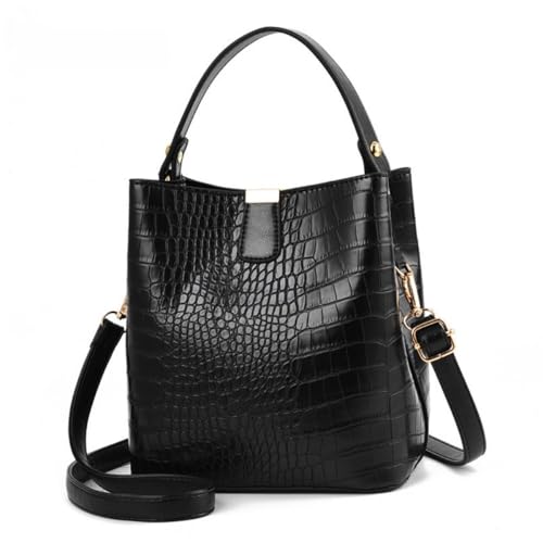 Bolsa Feminina Bau Elegante Sofisticada Moderna Luxuosa (Preto)