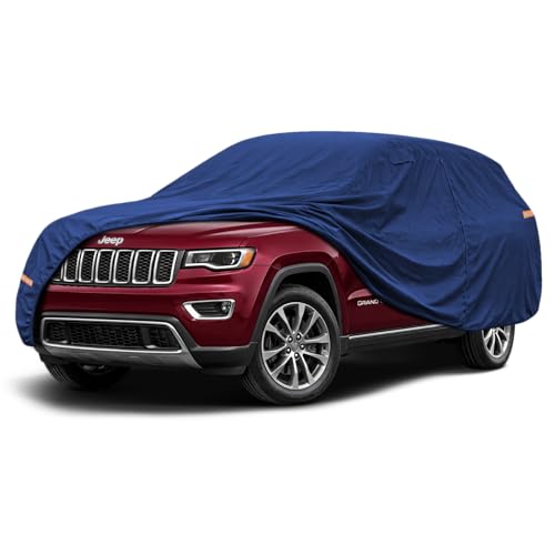 Coverlex Premium Grand Cherokee Car Cover Waterproof All Weather Heavy Duty Car Tarp Custom Fit for 2011-2026 Grand Cherokee Laredo Limited Overland Summit Trailhawk SRT