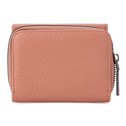 Image of Montana West Women's Wallet Slim Trifold Card Holder RFID Blocking with Zipper Coin Pocket