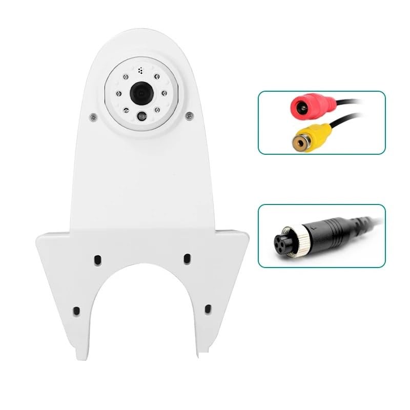 Caméra de recul haute définition AHD 1080P étanche avec boîtier blanc - 2
