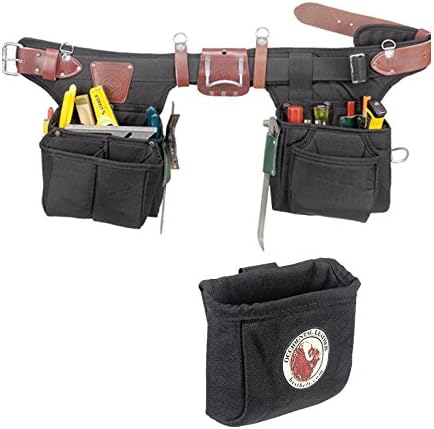 Occidental Leather 9540 Juego de cinturón de herramientas ajustable para acabar con bolsa de clip 9501 (2 piezas)