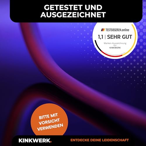 KINKWERK Silikon Peitsche | Elegantes Design | Flexibel & Robust für Fortgeschrittene | Multifunktional & Hygienisch | BDSM