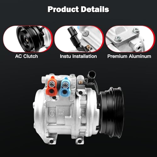 Image of cciyu Air Conditioning Compressor for Hyundai Tucson for Kia Spectra