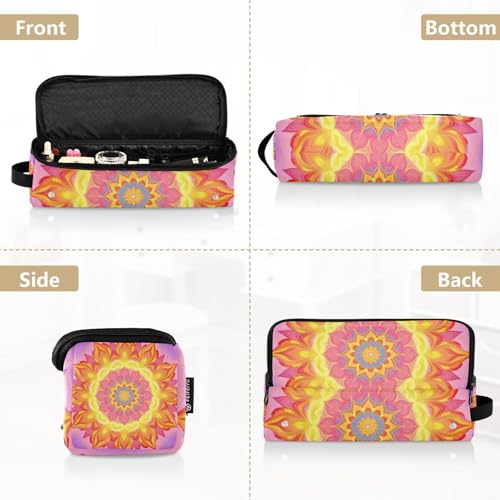 Bolsa de viaje para herramientas de cabello con almohadilla resistente al calor, impermeable, para planchas, rizadores y secadores miniatura 5