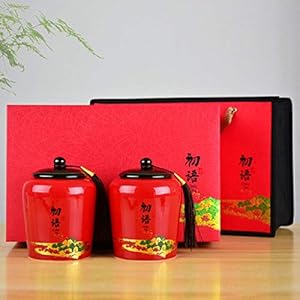 Ksnrang Home gift rode en groene thee wolfberry Pu’er thee witte thee aangepaste keramische thee kan verpakking…