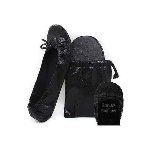 Image of Silky Toes Foldable Flat Shoes for Women | Portable Ballet Flats for Weddings, Parties, Events, Travel |Comfortable Cushioned
