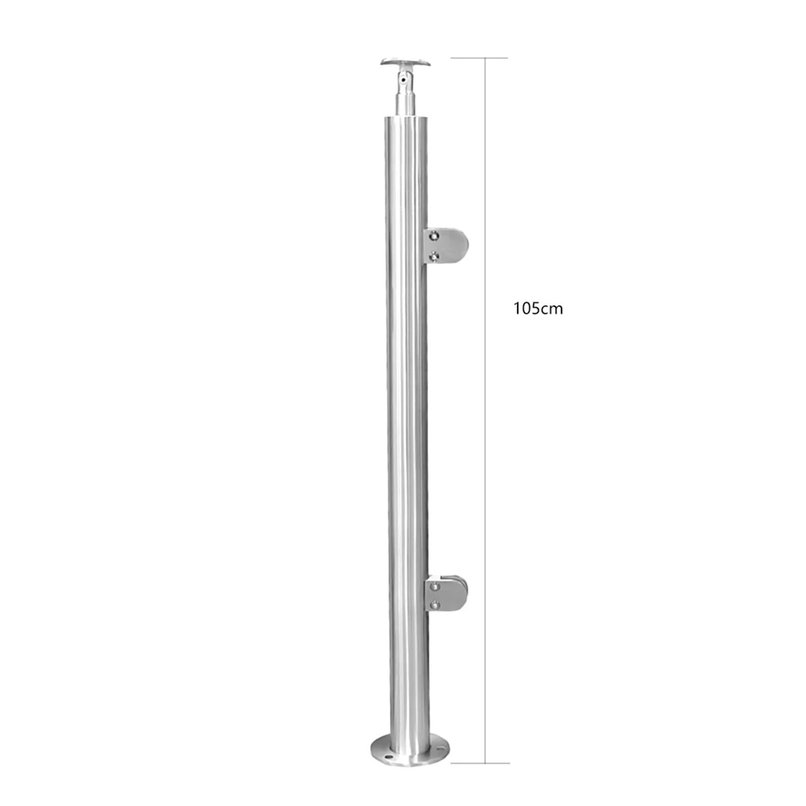 Se Puede Instalar Un Poste De Barandilla Escalera Vidrio 105 Cm