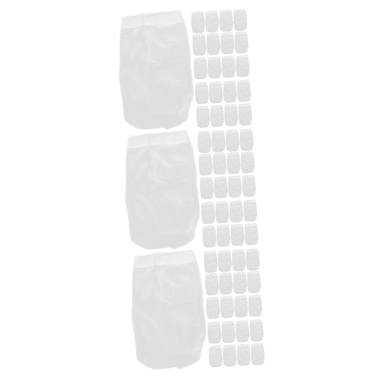 UPKOCH 3 Series Bolsa De Medias De Coladores Skimmer De Red De Piscina Calcetines De Revestimiento Colador De Piscina Calcetines De Piscina Protector De Filtro 20 Piezas*3
