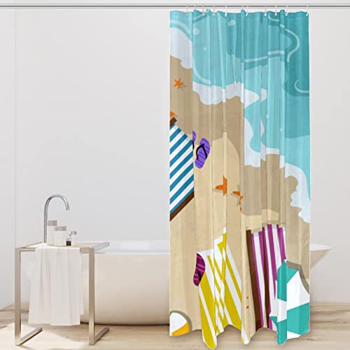 Rideau de douche imperméable anti-éclaboussures 168x183 - 3