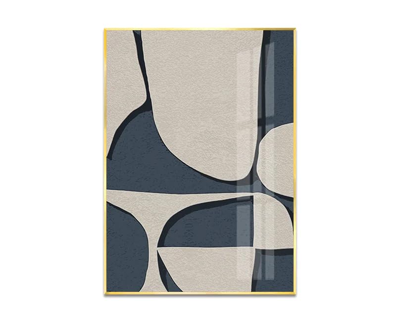 Póster y lámina minimalista moderna sobre lienzo geométrico de alta definición 50x70cm