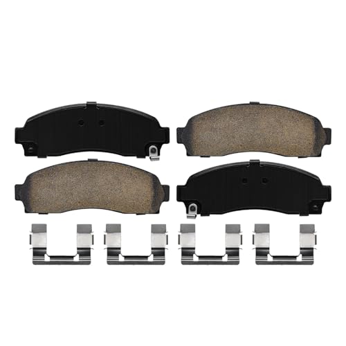 Image of Detroit Axle - Front Brake Kit for 02-07 Saturn Vue 05-06 Chevy Equinox | 06 Pontiac Torrent Drilled & Slotted Disc Brake Rotors Ceramic Brake Pads 2006 Replacement