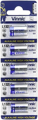 Vinnic A28PX 5 pcs 6V Substitute Alkaline Batteries (L1325, 4LR44)