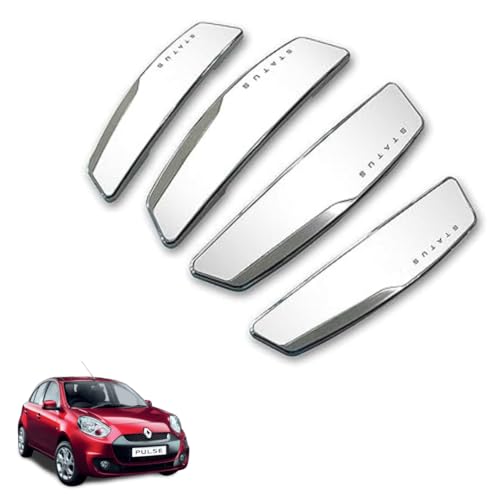 Image of Autokaar Status Car Door Edge Guard Scratch Protector White Universal for Renault Pulse /Kwid /Triber /Kiger /Duster