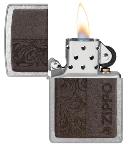 Encendedor de bolsillo Zippo diseño cromo miniatura 3