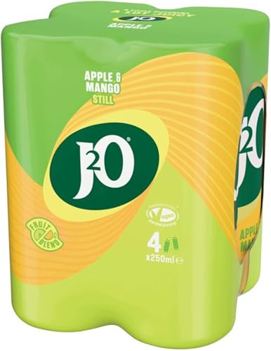 J2O Fruit Blend Apple & Mango 4 x 250ml Can