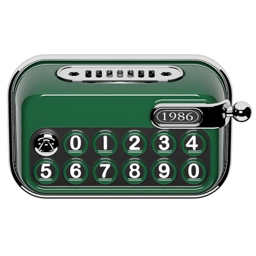 アンティークタイプライター 一時的な駐車場電話番号プレート 車用エレガントな駐車標識 アロマセラピー多機能装飾