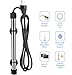 hygger Pinpoint Saltwater Aquarium Heater with Digital Thermostat IC Temp Controller, Titanium Tube Submersible Fish Tank Heater for Coral Reef 200 Watt