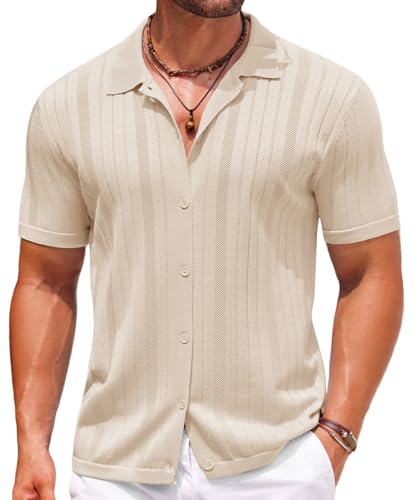 Polo en tricot boutonné homme idéal pour les terrasses d'été et sorties décontractées