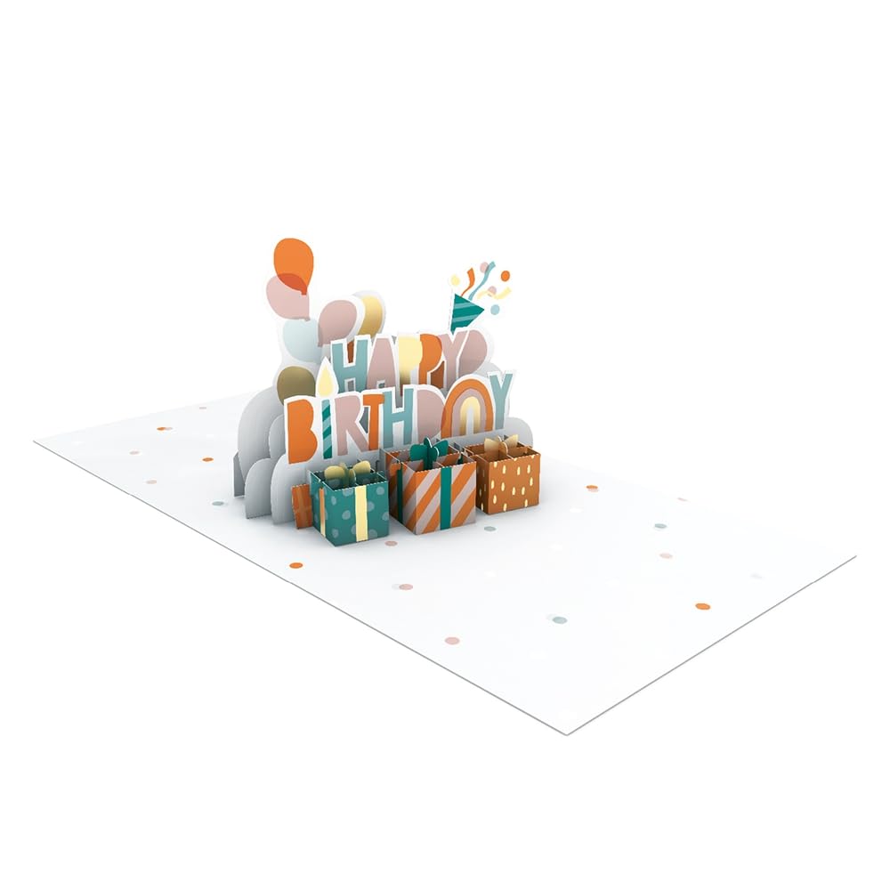 Graphic Workshop, Pretty Pop-Up Card, Three-Dimensional, Happy Birthday