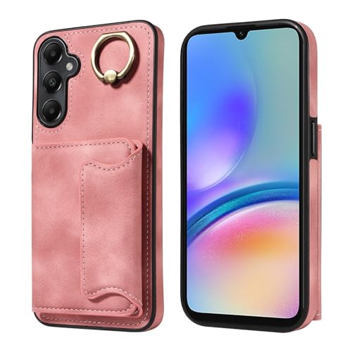 Housse en cuir synthétique chic Samsung Galaxy A05S 4G anneau intégré