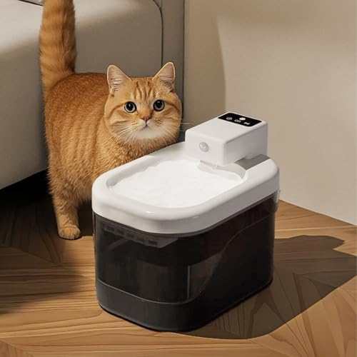 Fuente automática de agua para mascotas 2L blanco plástico miniatura 2
