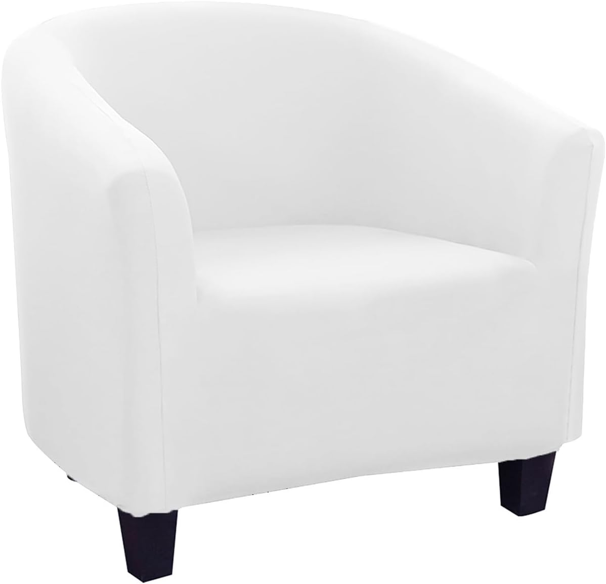 Waterproof Couch Cover Stretch Club Chair Slipcover Spandex Barrel Chair Covers Printed Tub Living Room Armchair Covers Furniture Protector Sofa Cover(Color1)