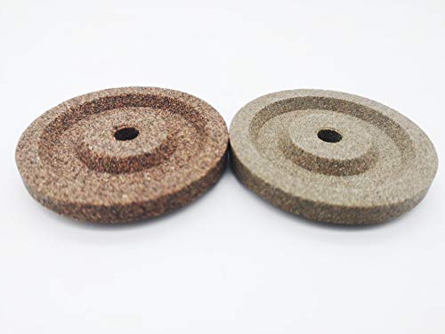 COPPIA MOLE SMERIGLIO AFFILATOIO AFFILA LAMA Ø50-8-6mm GCG / Ø50-...