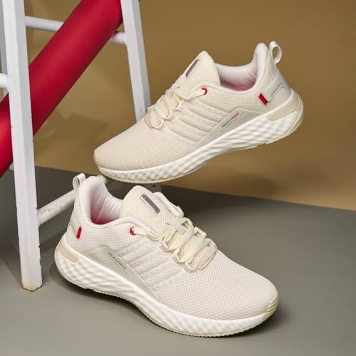 Image of Campus Men's Oslo PRO Off WHT /RED Running Shoes - 11UK /India 1 Pair