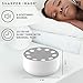 Sharper Image White Noise Sound Machine, 6 Soothing Nature Soundscapes for Baby Kids Adults, Portable Relaxation Therapy Device, Wellness Meditation & Naps, Peaceful Rest, Travel Sleep Aid, Timer