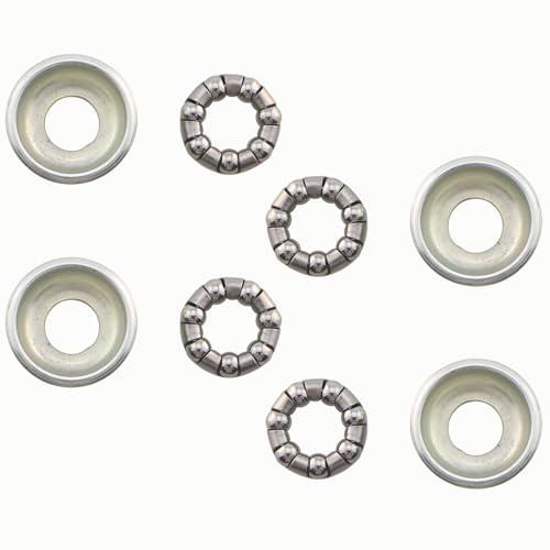 MDXing 4 Sets Bicycle Rear Wheel Hub Cup Bicycle Ball