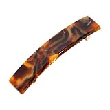 France Luxe Classic Rectangle Hair Barrette, Africa - Classic French Design for Everyday Wear