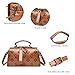 Travistar Crossbody Handbags and Purses Women - Small Retro Embossed Vegan Leather Cross Body Top Handle Handbag Women's Shoulder Bag Trendy Tote Purse Ladies Satchel Bags with Adjustable Strap Brown